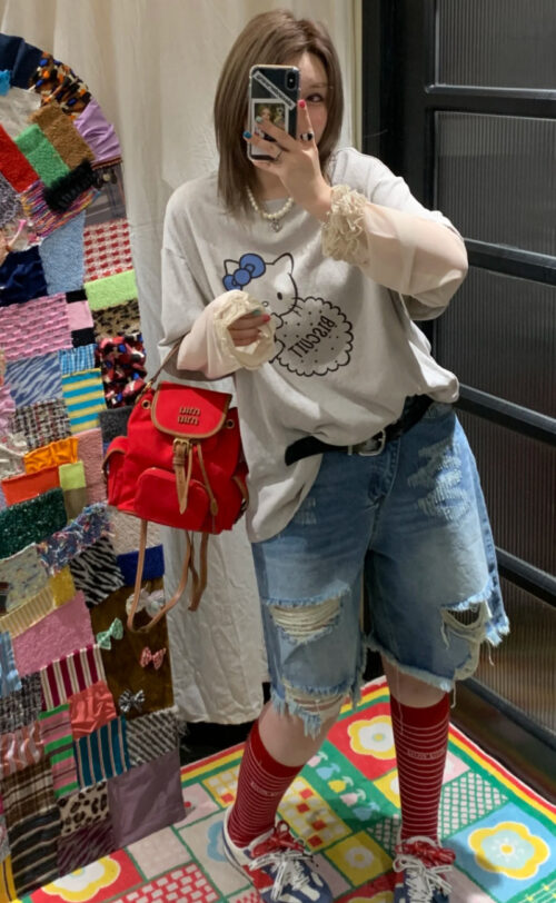 Miu Miu - Canvas and Leather Backpack Small