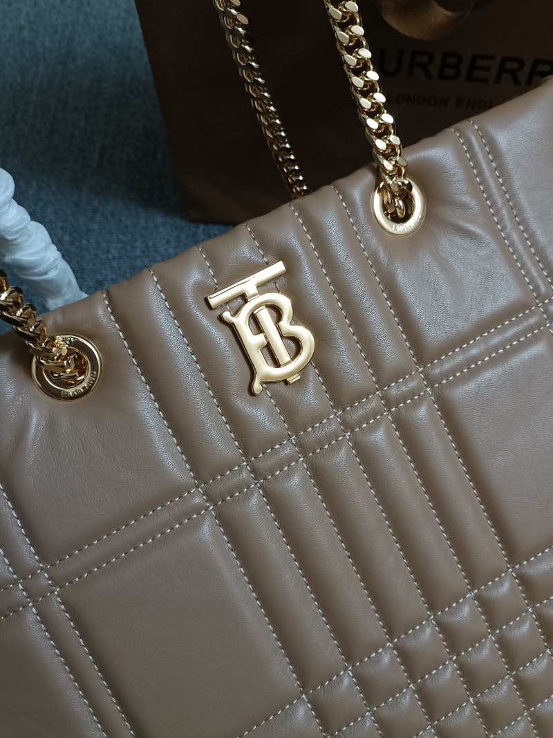 Burberry - Quilted - Quilted Leather Top Handle Chain Tote Bag - Image 3