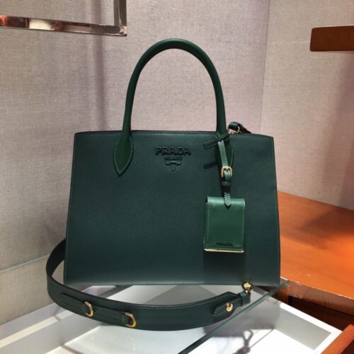 Prada - Monochrome - Medium Saffiano Leather Prada Monochrome Bag