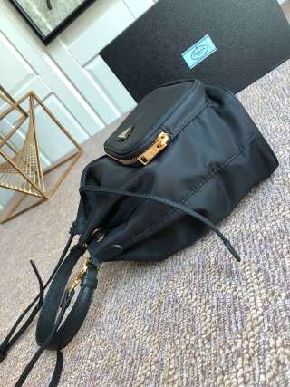 Prada - Duet - Nylon Prada Duet Bucket Shoulder Bag - Image 6