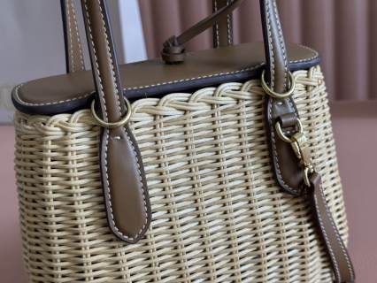 Miu Miu - Wicker - Basket Bag - Image 7