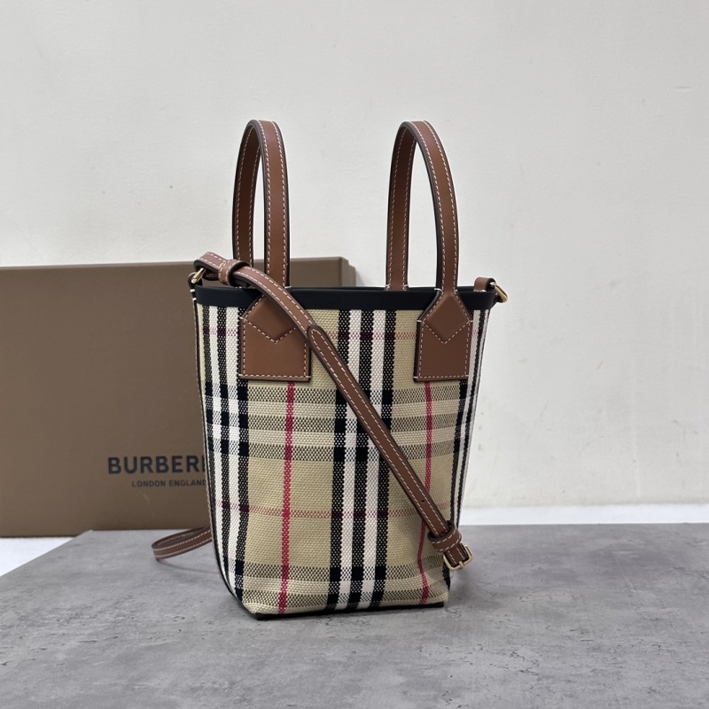 Burberry - Check - Check Canvas Tote Bag - Image 6