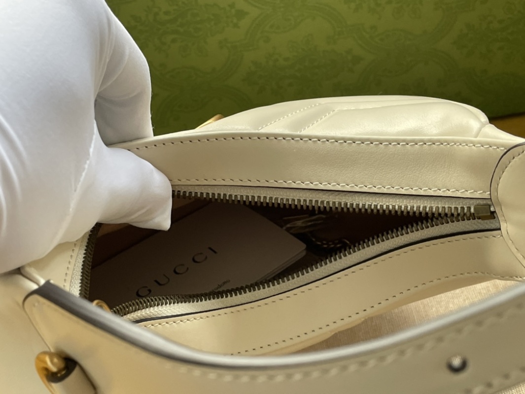 Gucci - Leather Chain Shoulder Bag - Image 7