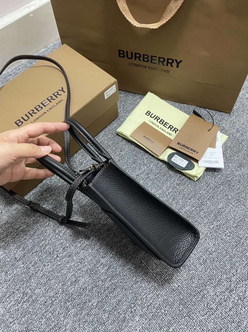 Burberry - Frances - Micro Canvas and Leather Frances Tote Bag - Image 5