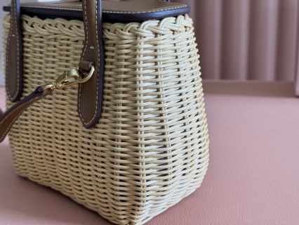 Miu Miu - Wicker - Basket Bag - Image 8