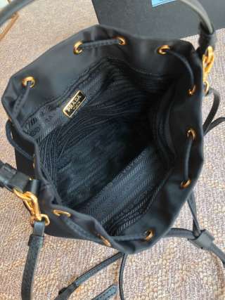 Prada - Duet - Nylon Prada Duet Bucket Shoulder Bag - Image 8