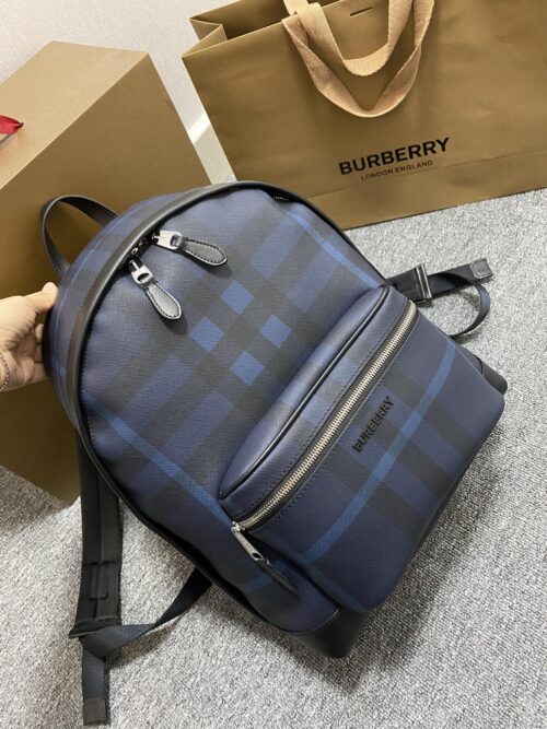 Burberry - Check - Check Leather Backpack