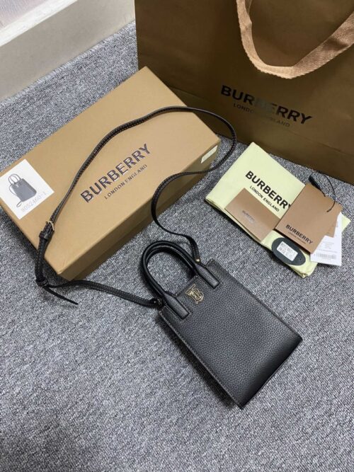 Burberry - Frances - Micro Canvas and Leather Frances Tote Bag