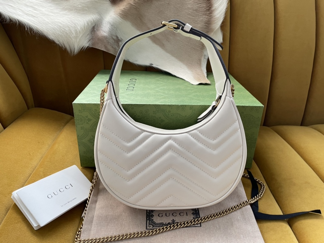 Gucci - Leather Chain Shoulder Bag - Image 2