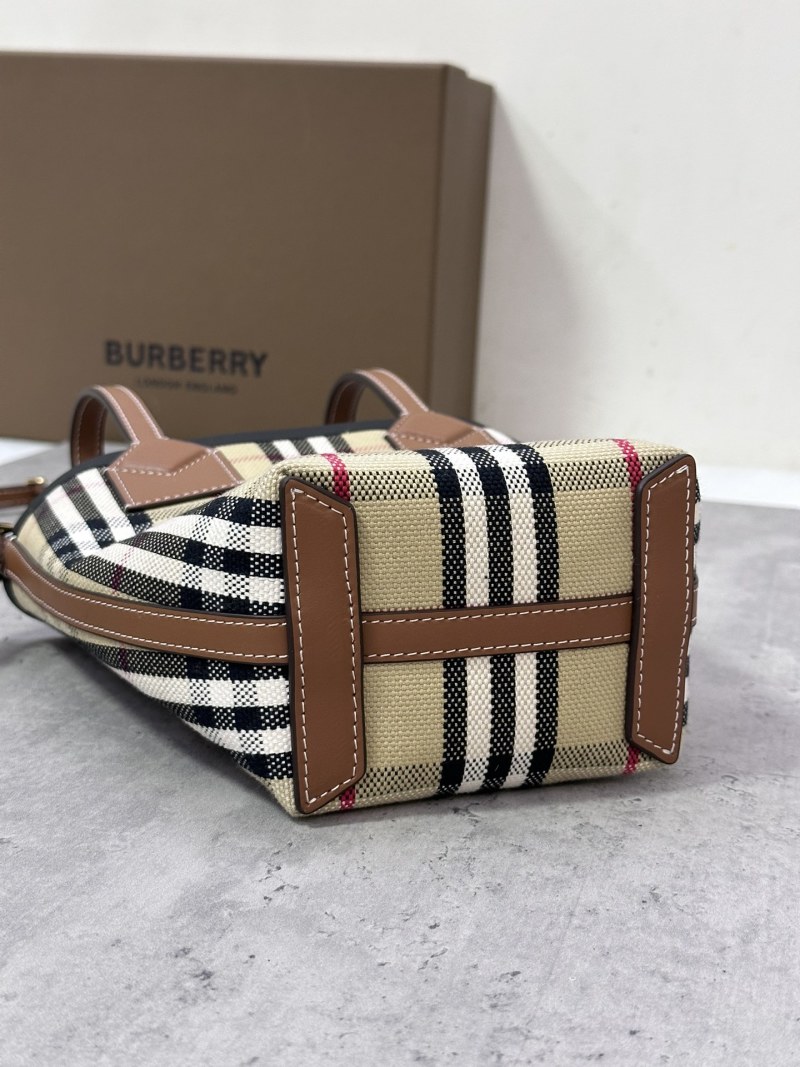 Burberry - Check - Check Canvas Tote Bag - Image 5