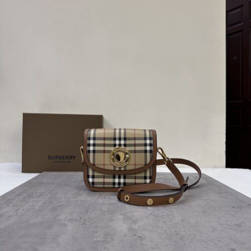 Burberry - Check - Check Saddle Bag