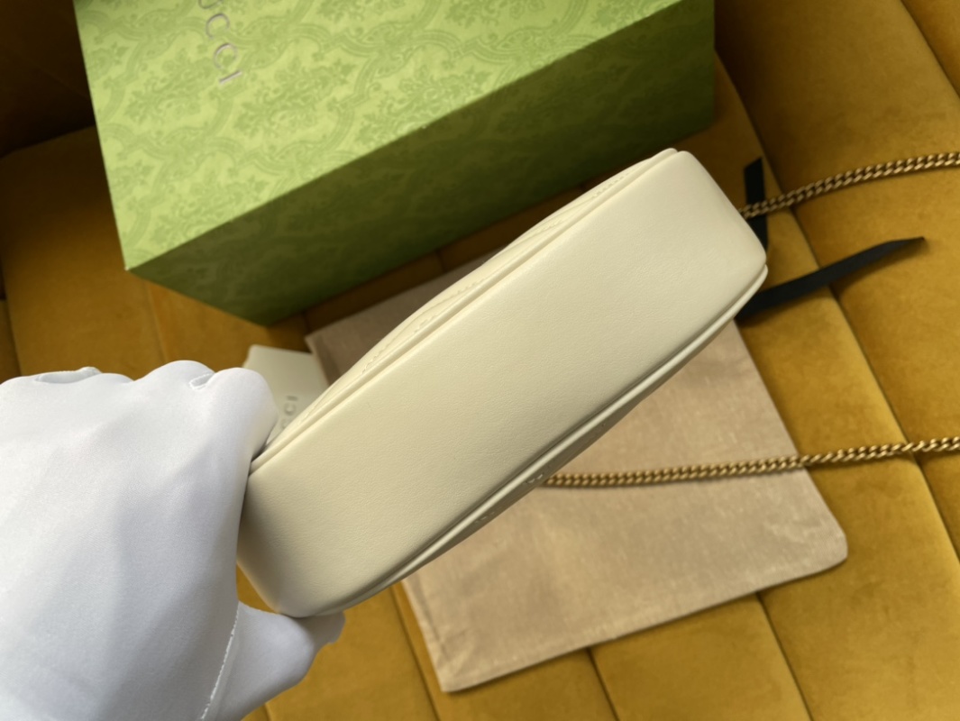 Gucci - Leather Chain Shoulder Bag - Image 4