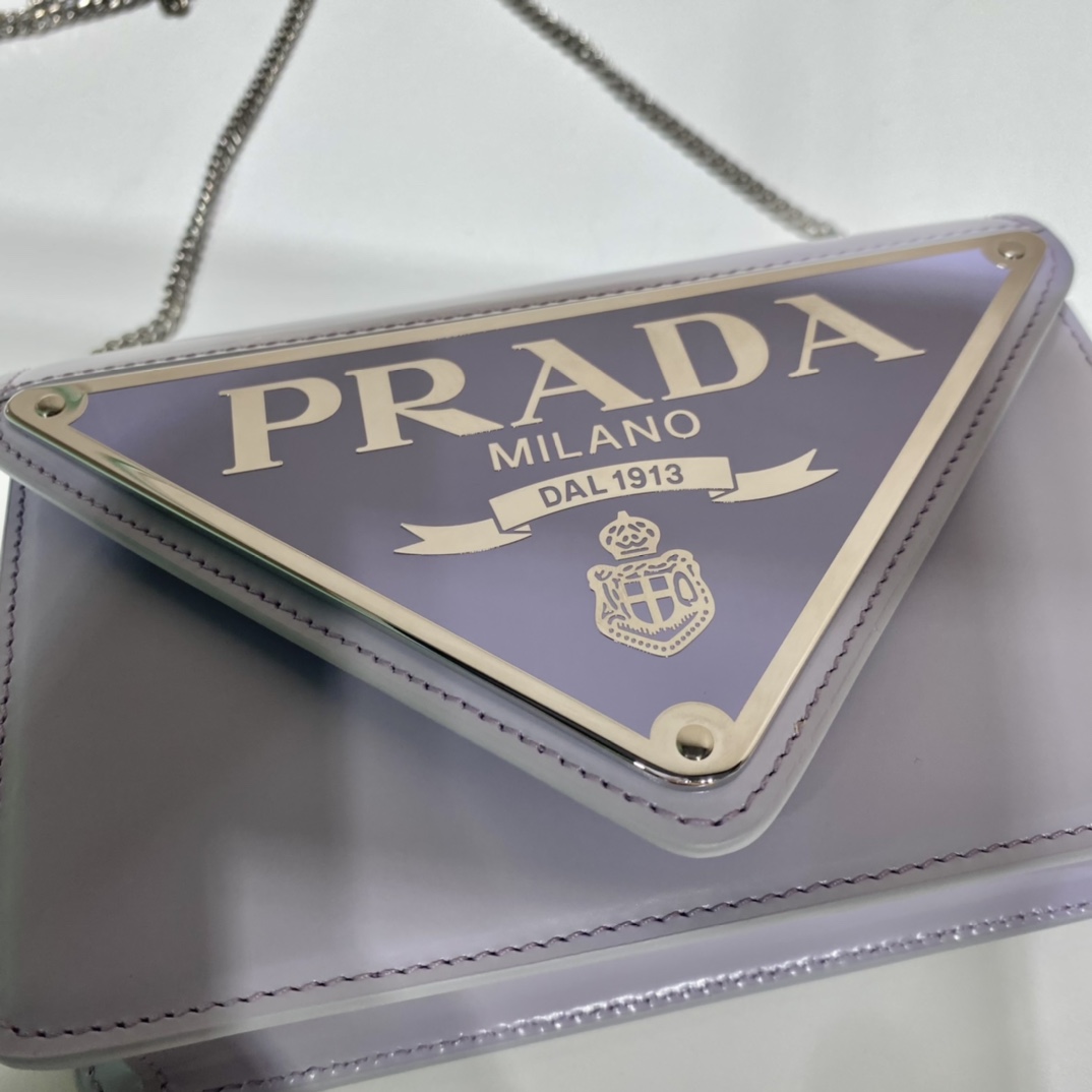 Prada - Brushed Leather - Brushed Leather Shoulder Bag - Image 3