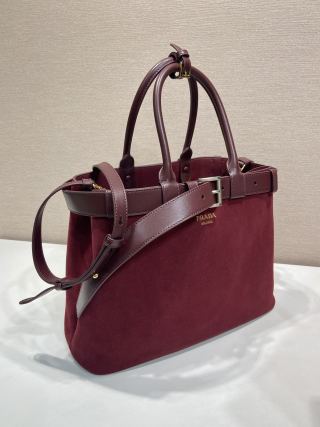 Prada - Prada Buckle - Top Handle Bag - Image 3