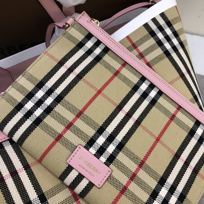 Burberry - Check - Check Canvas Tote Bag - Image 6