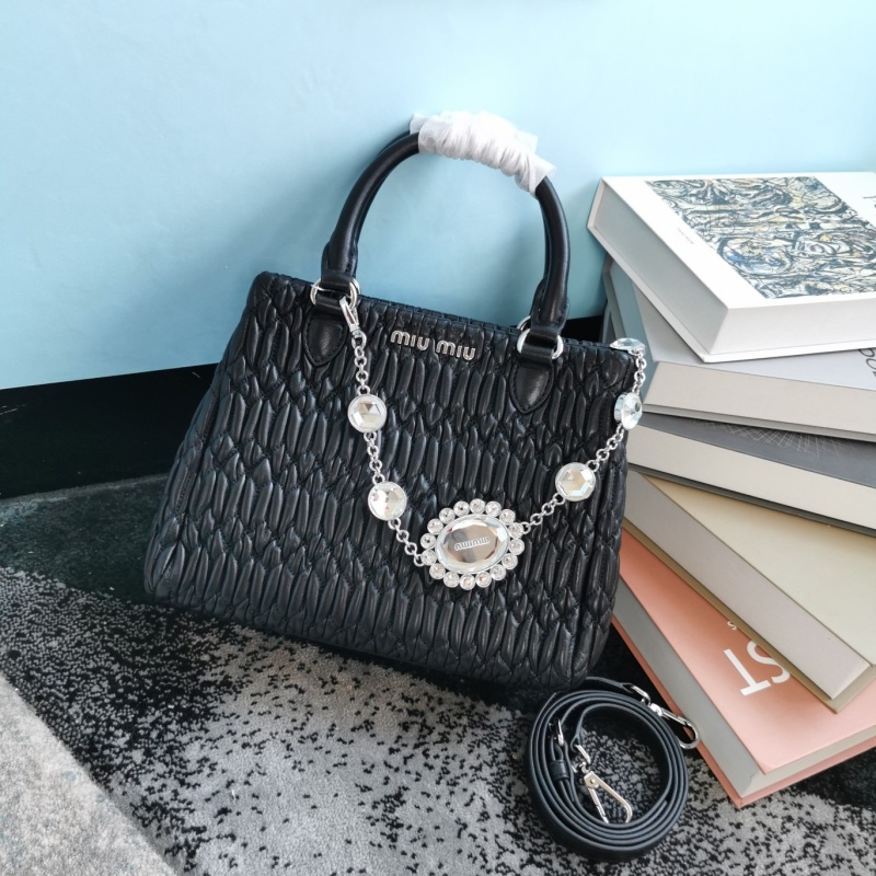 Miu Miu - Leather - Chain Crossbody Bag