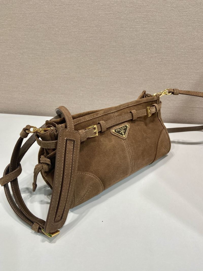 Prada - LuxSoft - Small LuxSoft Suede Crossbody Bag - Image 2