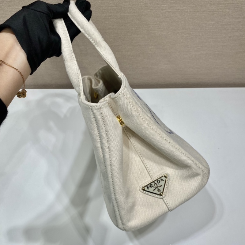 Prada - Canvas - Small Canvas Tote - Image 7