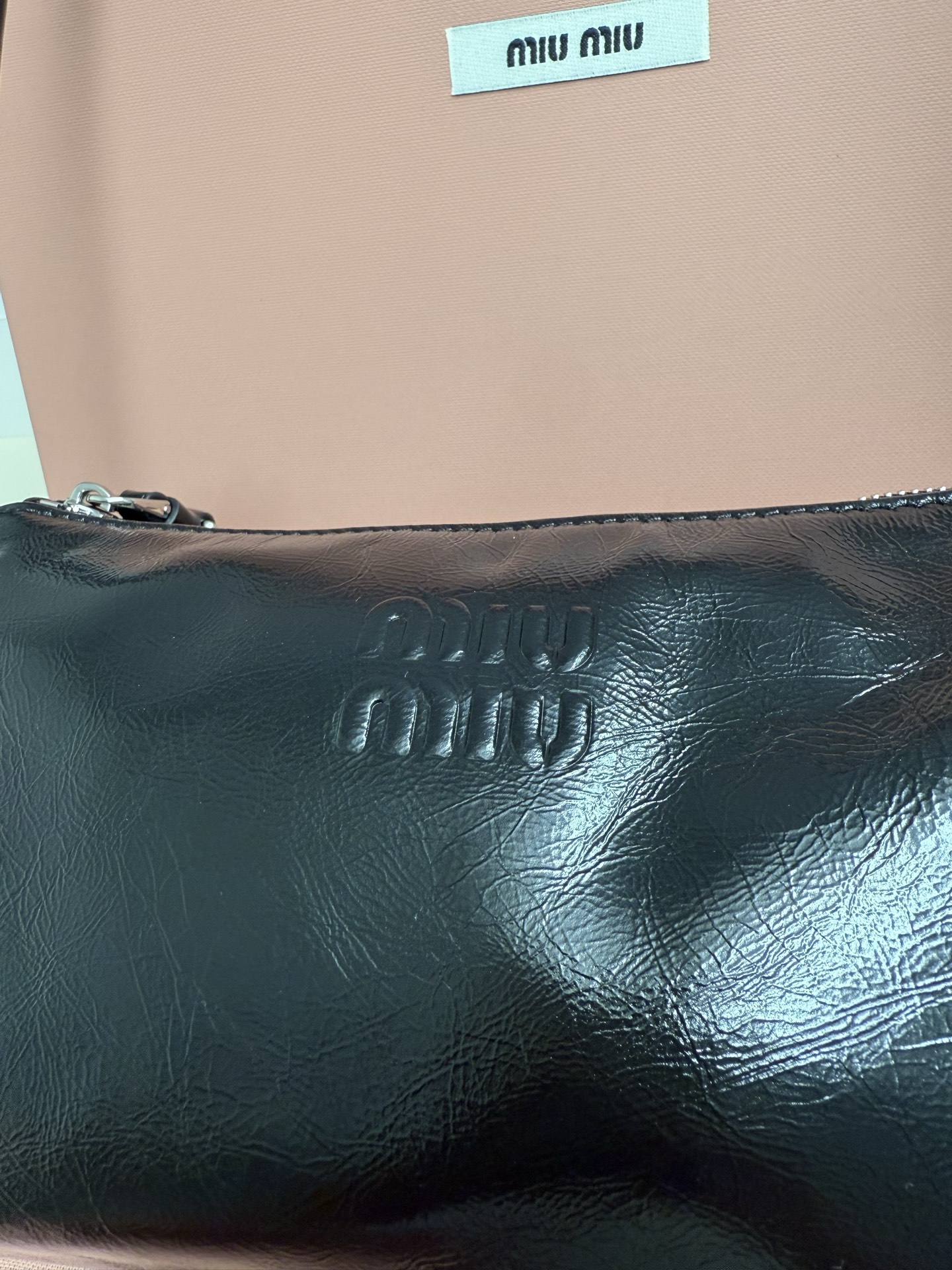 Miu Miu - Bow Leather Pouch - Image 4