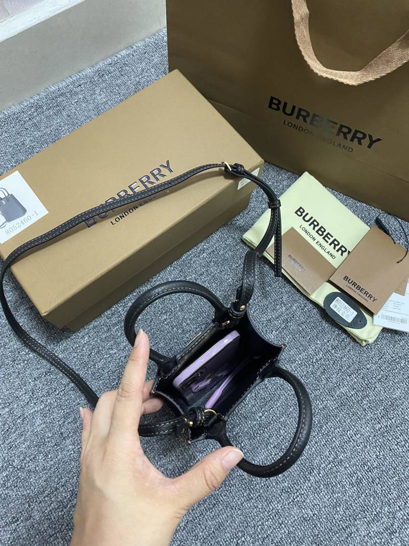 Burberry - Frances - Micro Canvas and Leather Frances Tote Bag - Image 7