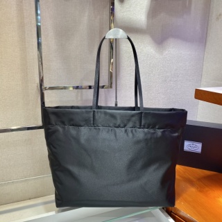 Prada - Re-Nylon - Re-Nylon and Saffiano Leather Tote Bag - Image 3