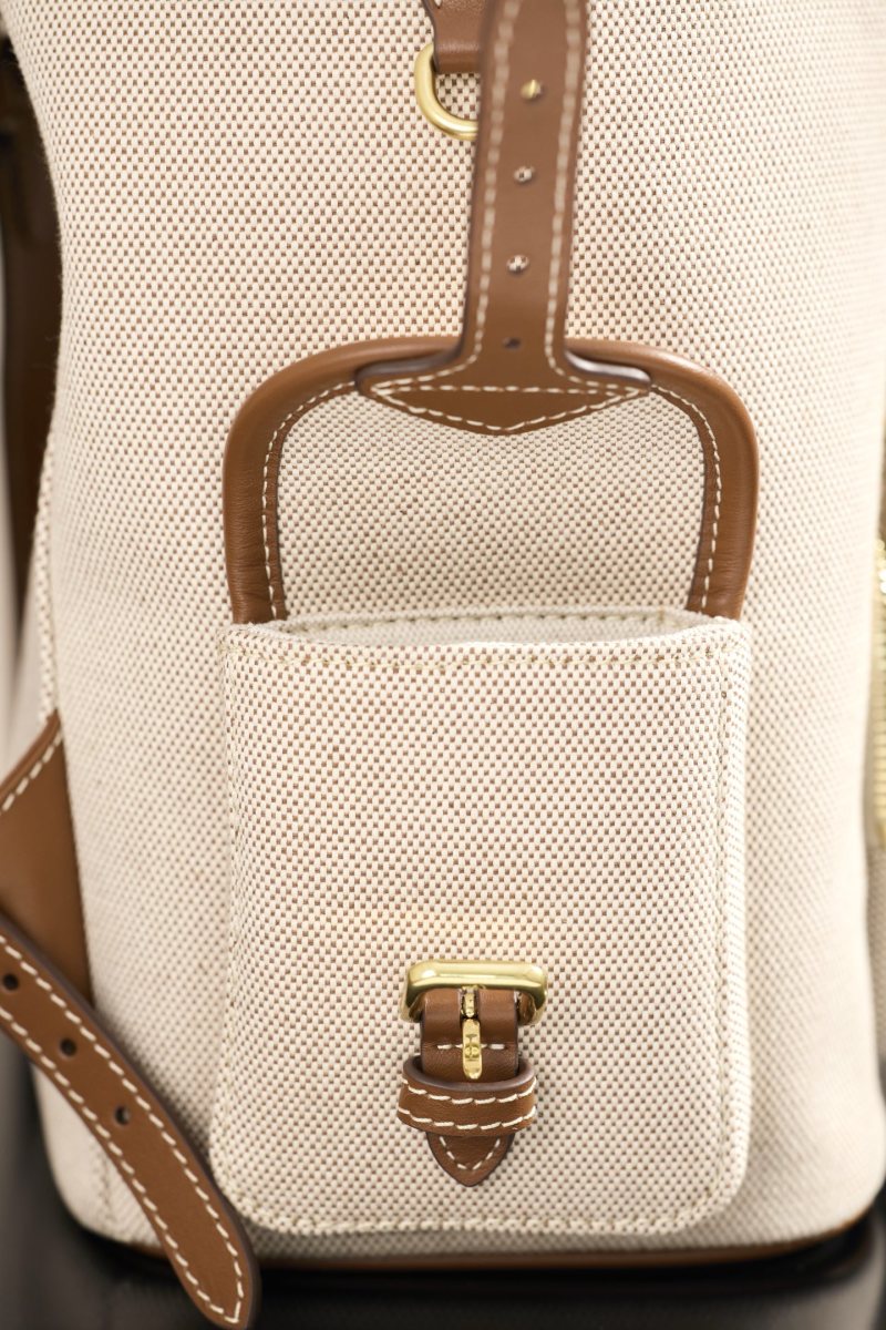 Miu Miu - Canvas and Leather Backpack Medium - Image 2