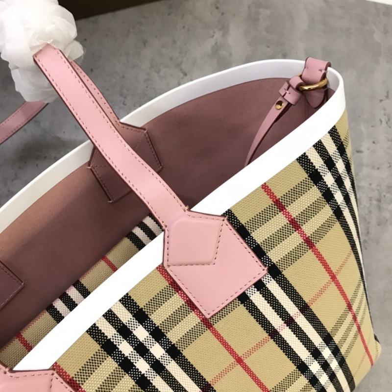 Burberry - Check - Check Canvas Tote Bag - Image 7