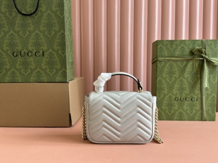 Gucci - GG Marmont - Top Handle Bag - Image 2