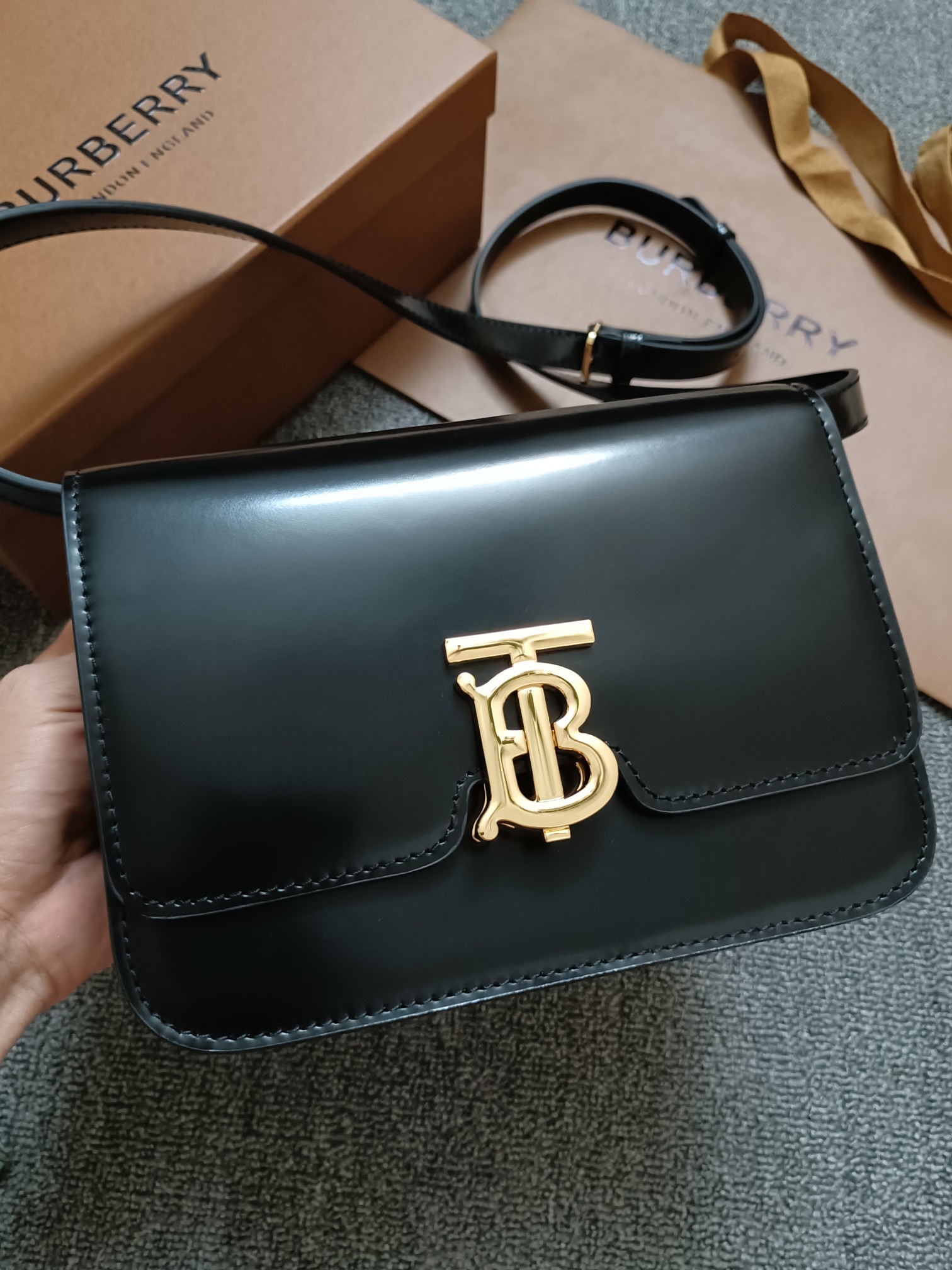 Burberry - TB Lock Bag - Crossbody Bag - Image 2
