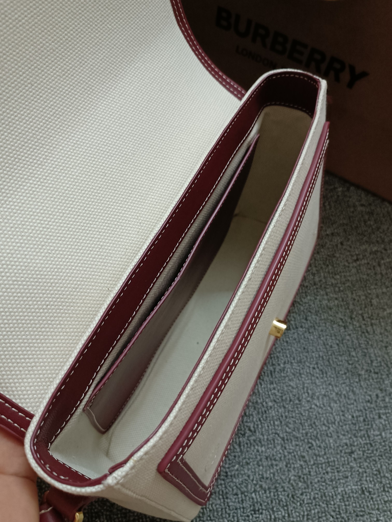 Burberry - Check - Check Leather Backpack - Image 8