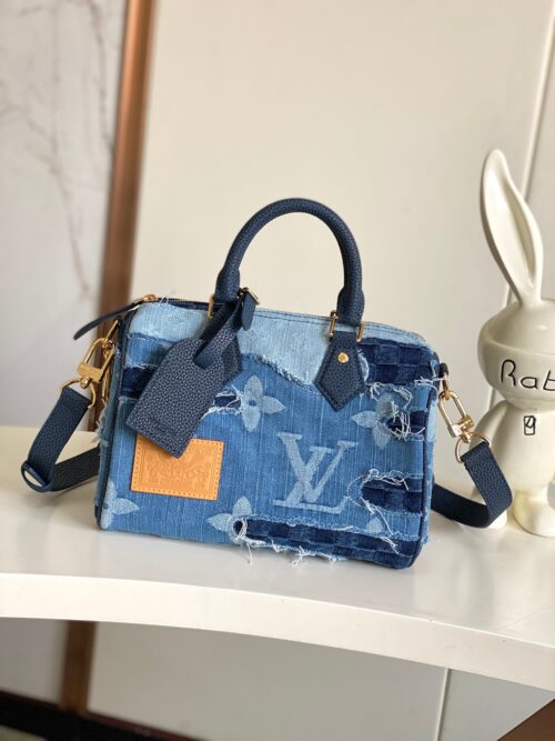 Louis Vuitton - Speedy - Speedy 25 Bandoulière Nigo Monogram Denim