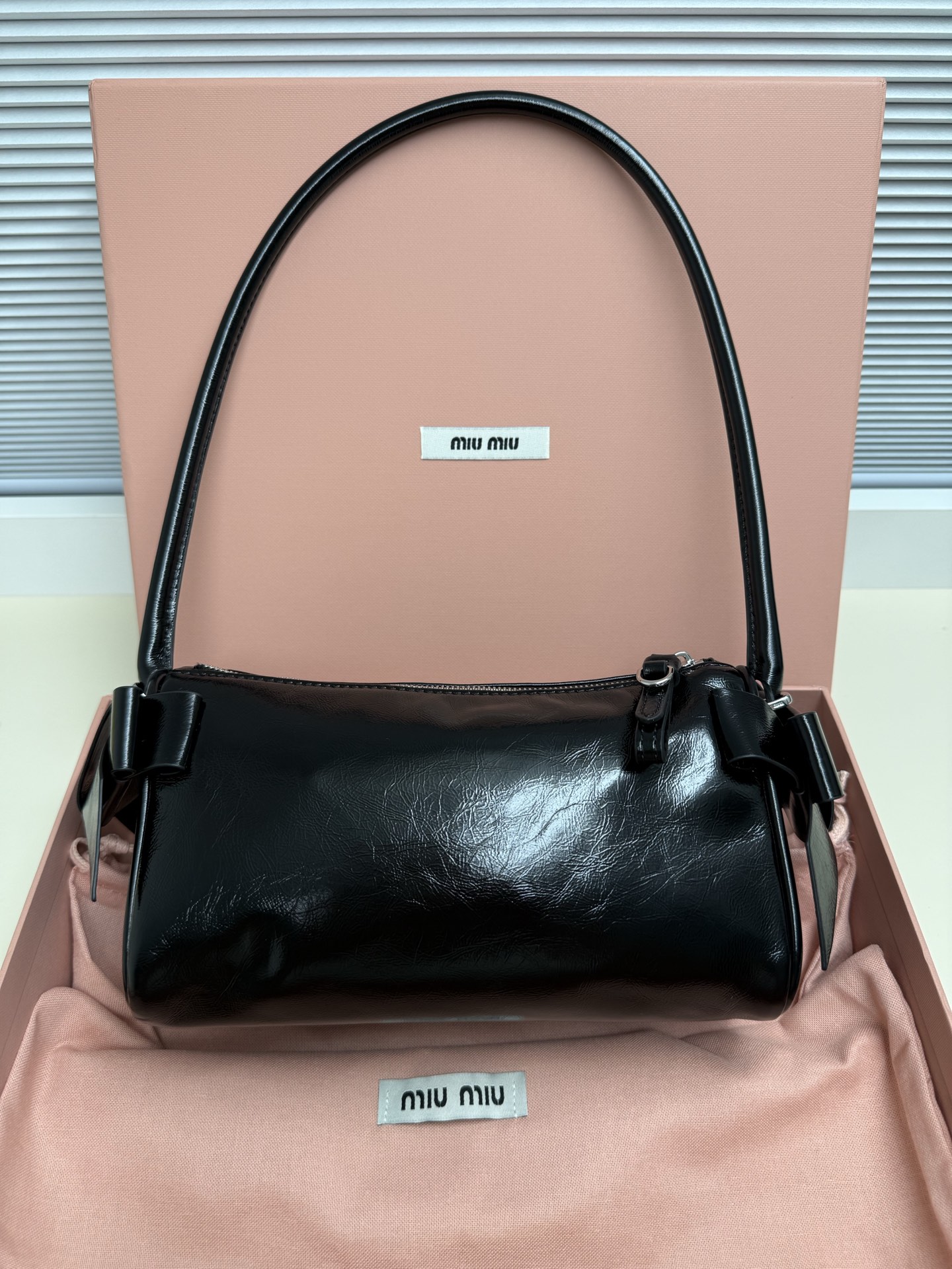 Miu Miu - Bow Leather Pouch - Image 2