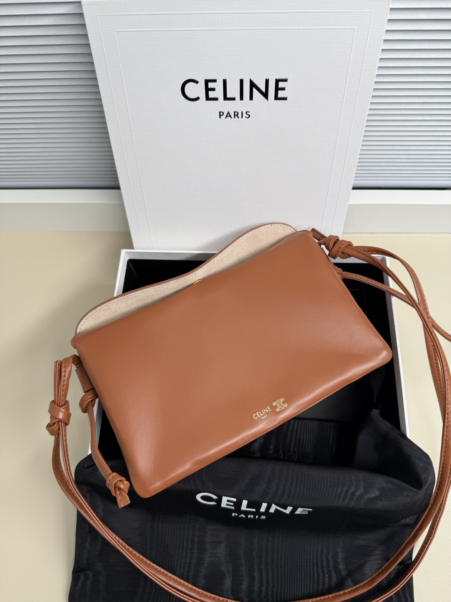 Celine - Three-Compartment Shoulder Bag - Image 6