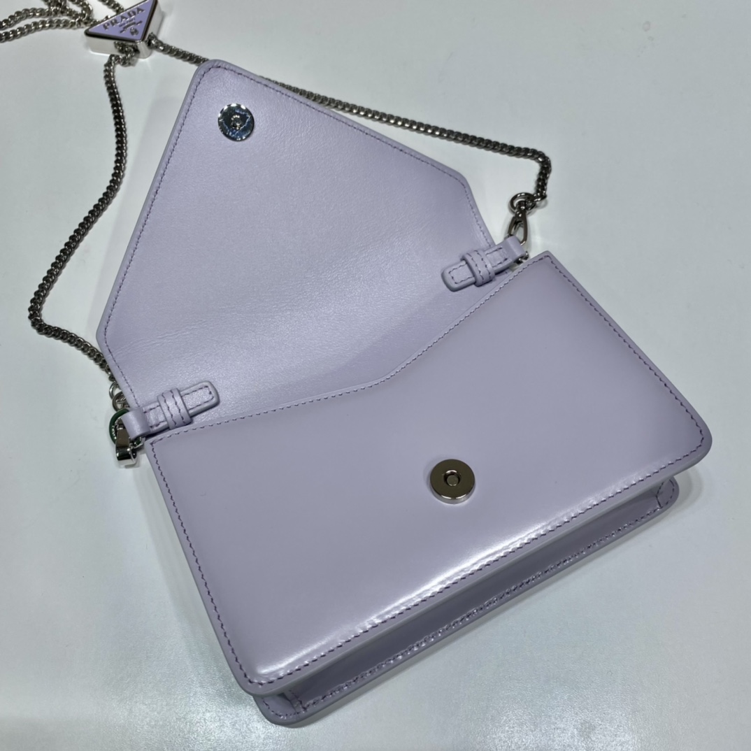 Prada - Brushed Leather - Brushed Leather Shoulder Bag - Image 7