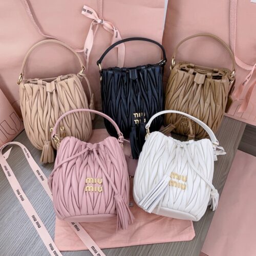 Miu Miu - Matelassé - Bucket Bag