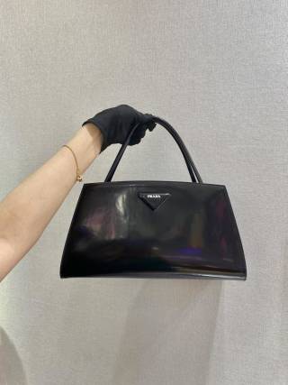 Prada - Brushed Leather - Brushed Leather Top Handle Bag