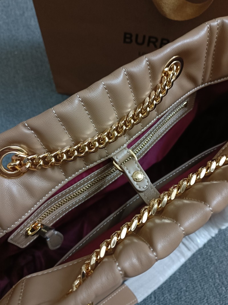 Burberry - Quilted - Quilted Leather Top Handle Chain Tote Bag - Image 7