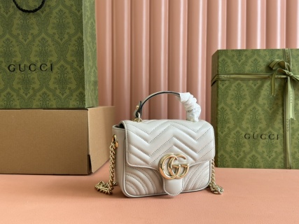 Gucci - GG Marmont - Top Handle Bag - Image 3
