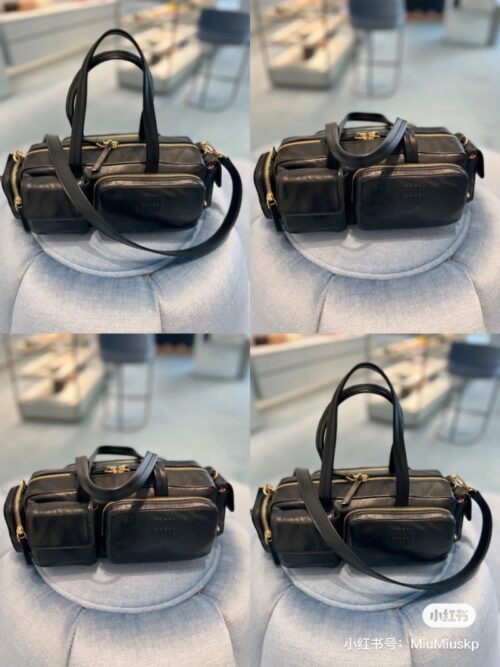Miu Miu - Nappa Leather Top-Handle Bag