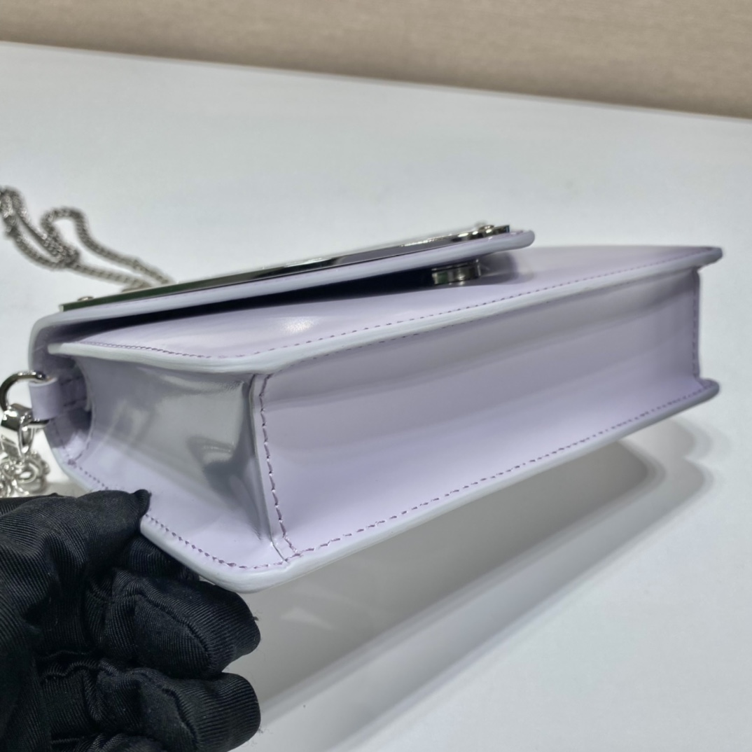 Prada - Brushed Leather - Brushed Leather Shoulder Bag - Image 6