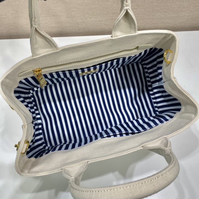 Prada - Canvas - Small Canvas Tote - Image 8
