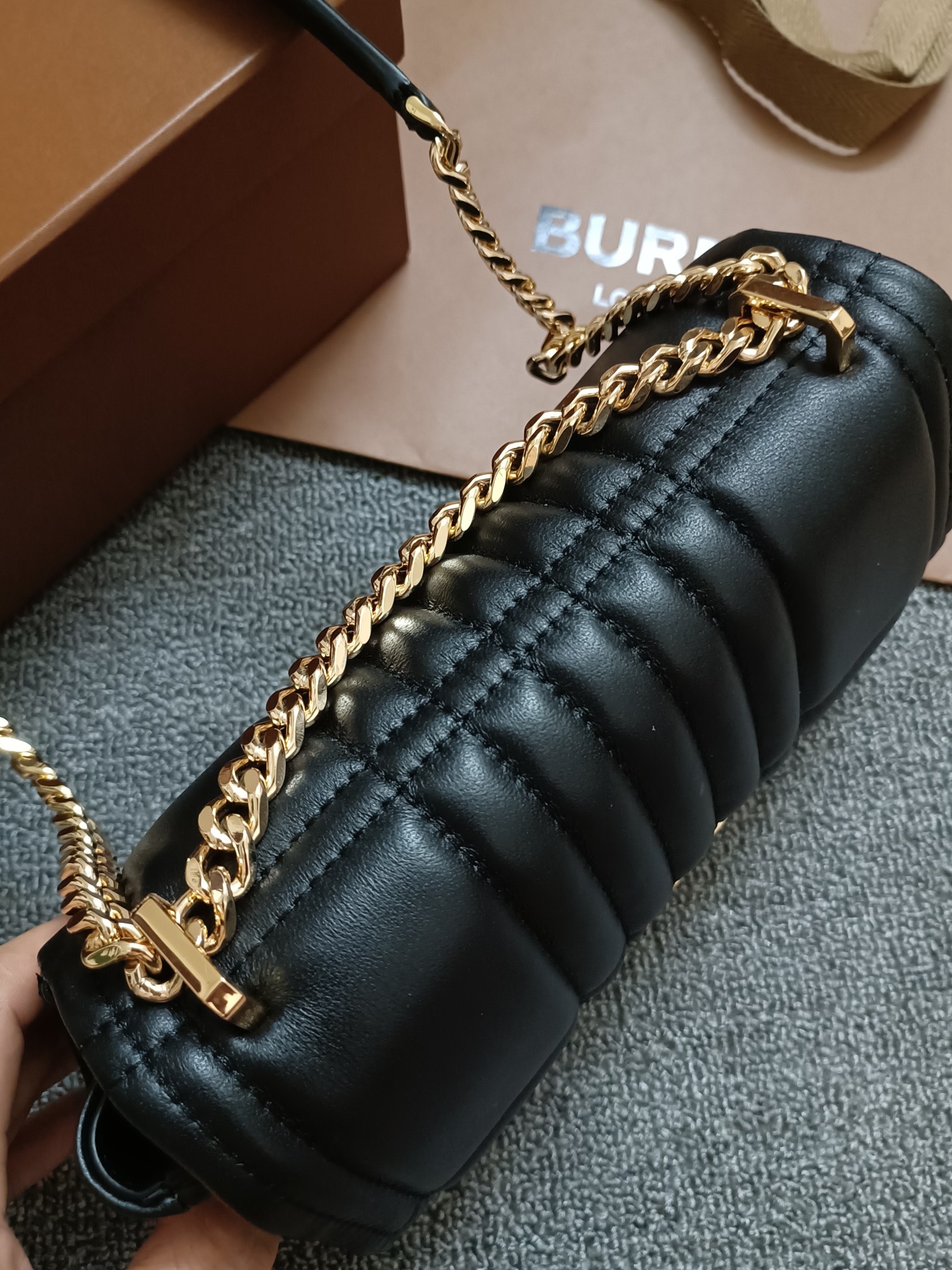 Burberry - Lola - Leather Lola Bag - Image 4