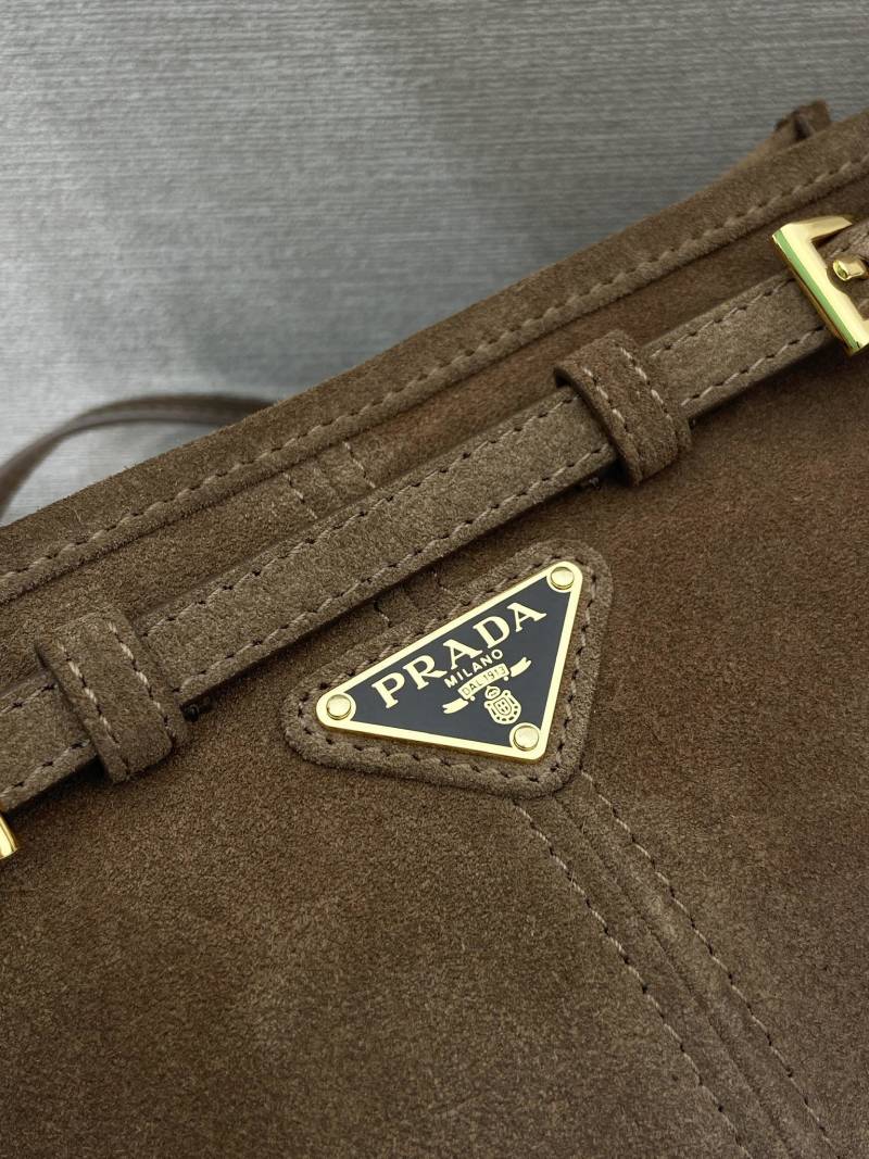 Prada - LuxSoft - Small LuxSoft Suede Crossbody Bag - Image 8