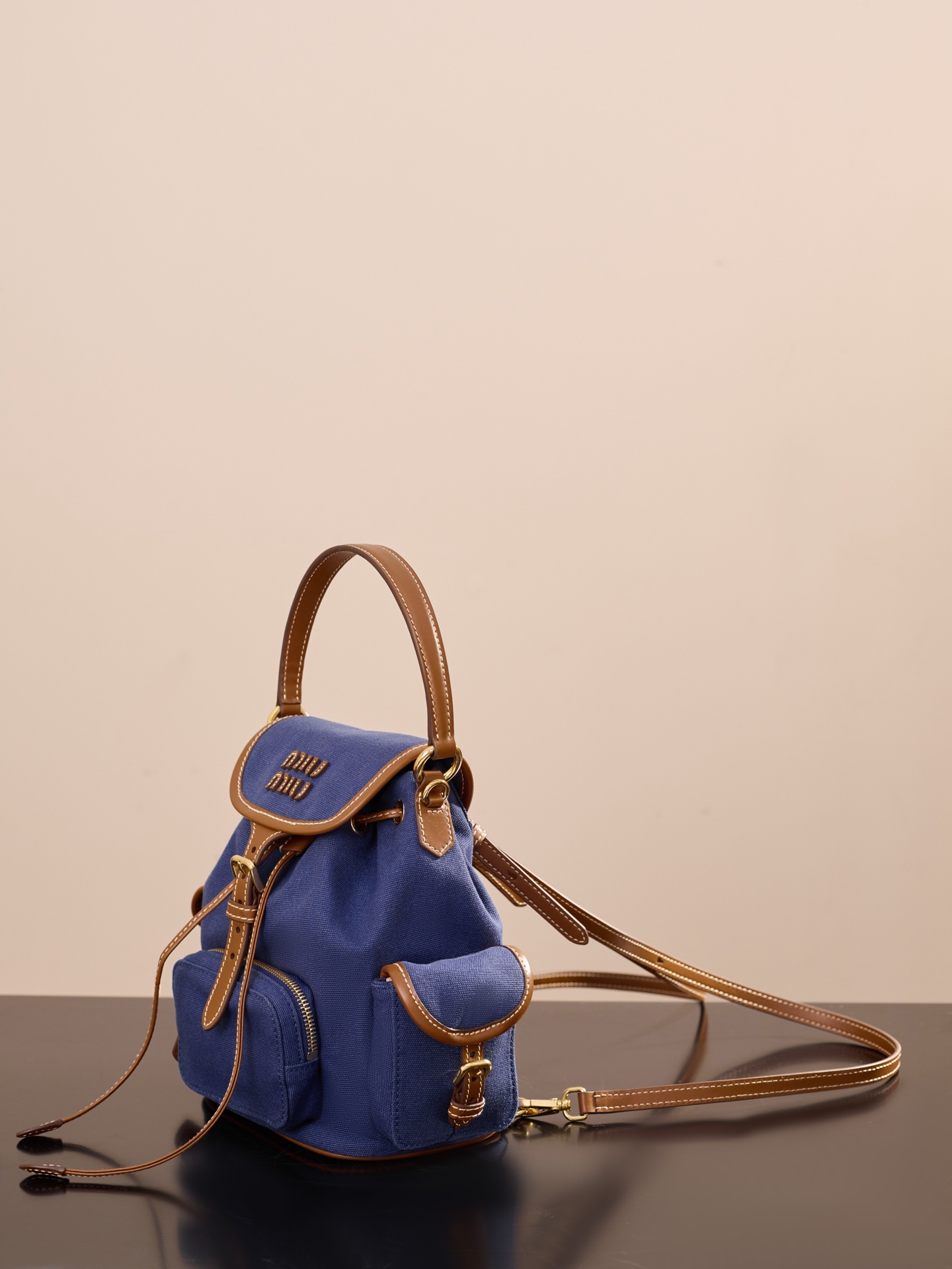 Miu Miu - Canvas - Small Backpack - Image 2
