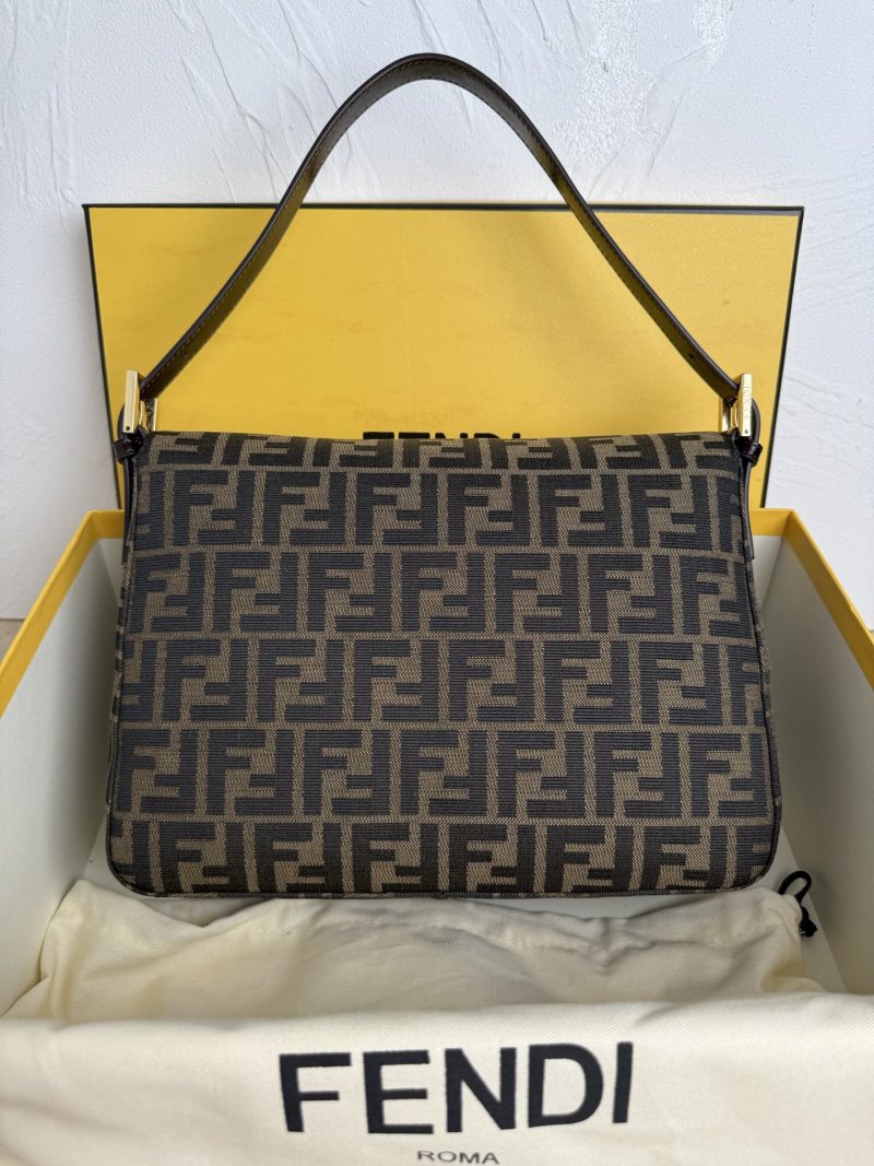 Fendi - Monogram - Monogram Leather Top Handle Shoulder Bag - Image 2
