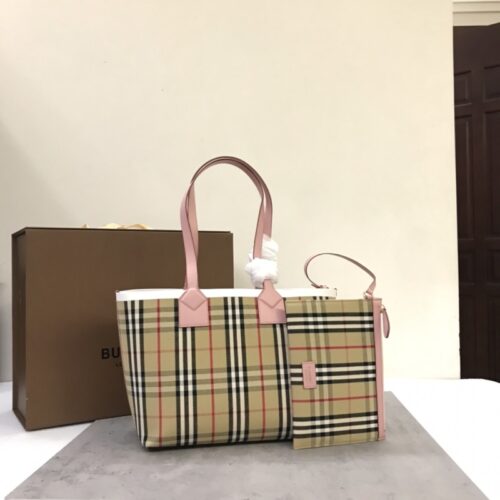 Burberry - Check - Check Canvas Tote Bag