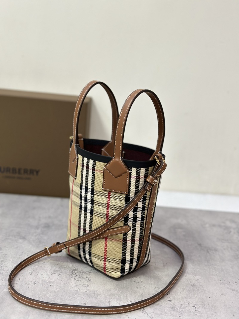 Burberry - Check - Check Canvas Tote Bag - Image 4