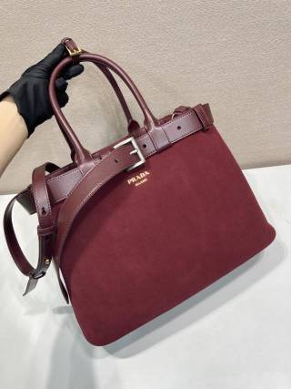 Prada - Prada Buckle - Top Handle Bag - Image 2