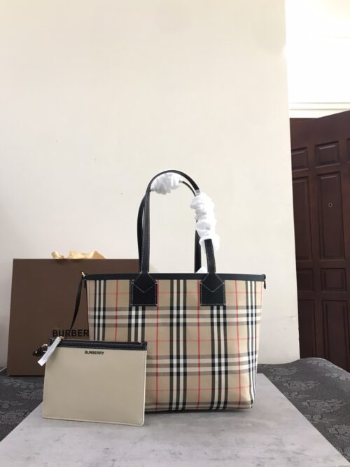 Burberry - Leather - Tote Bag