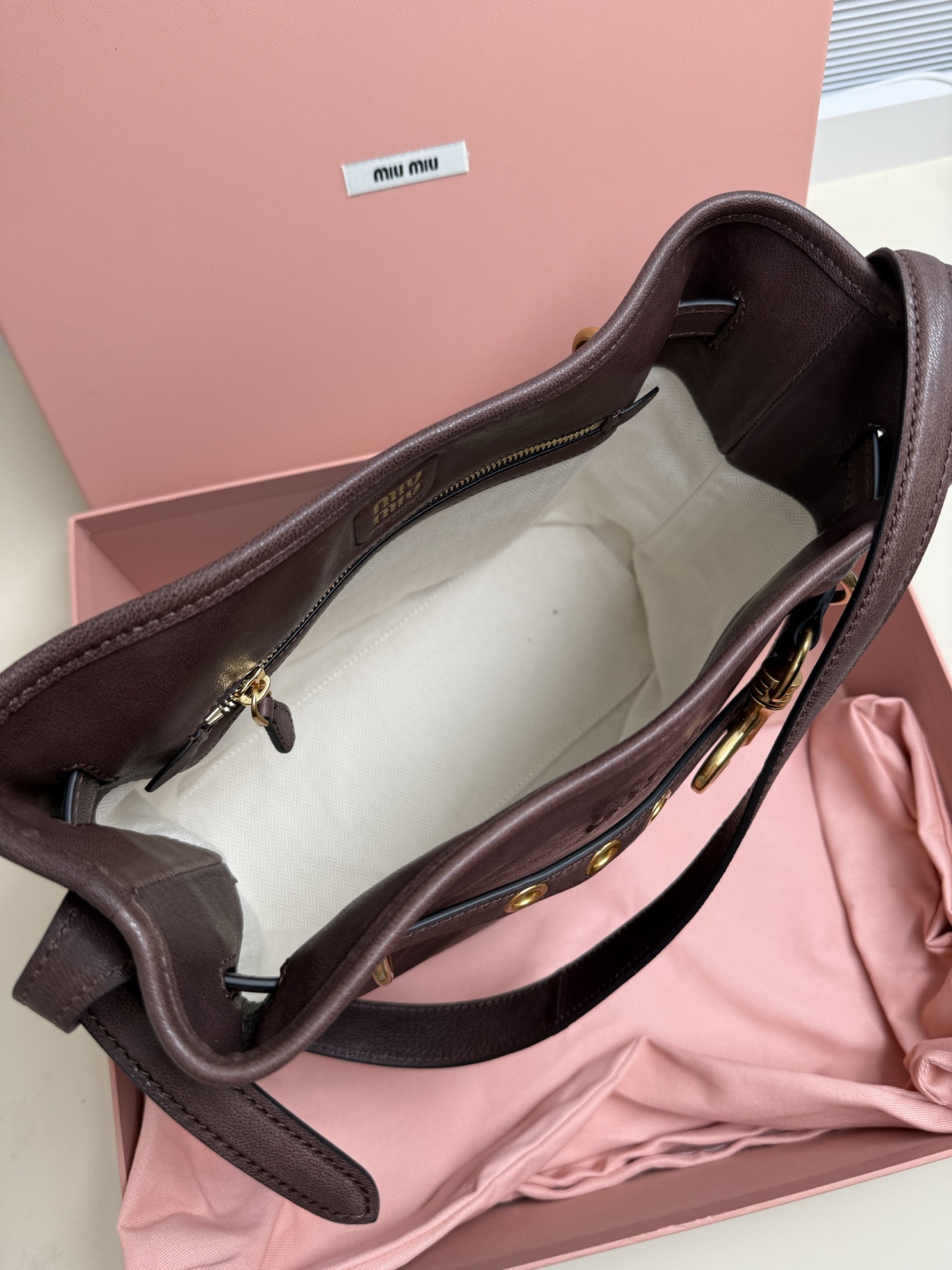 Miu Miu - Leather - Crossbody Bag - Image 7